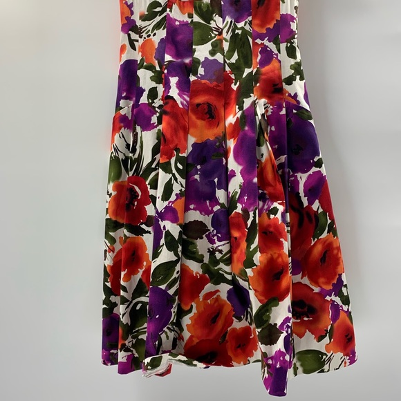 Ralph Lauren Sleeveless Floral Dress Size 2 - Picture 5 of 7